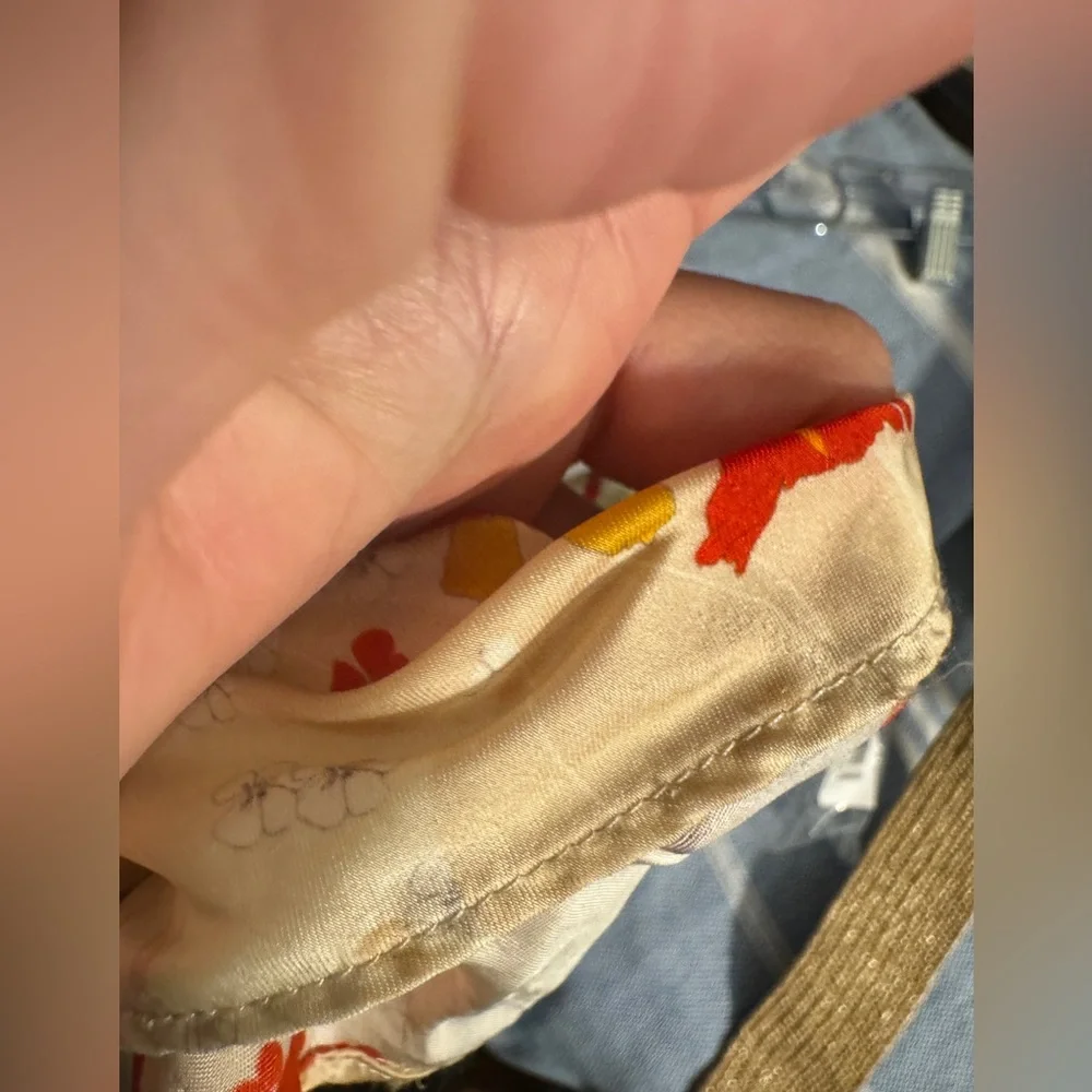 Auteur silk twist gown in kimono print, size S - Picture 12 of 15